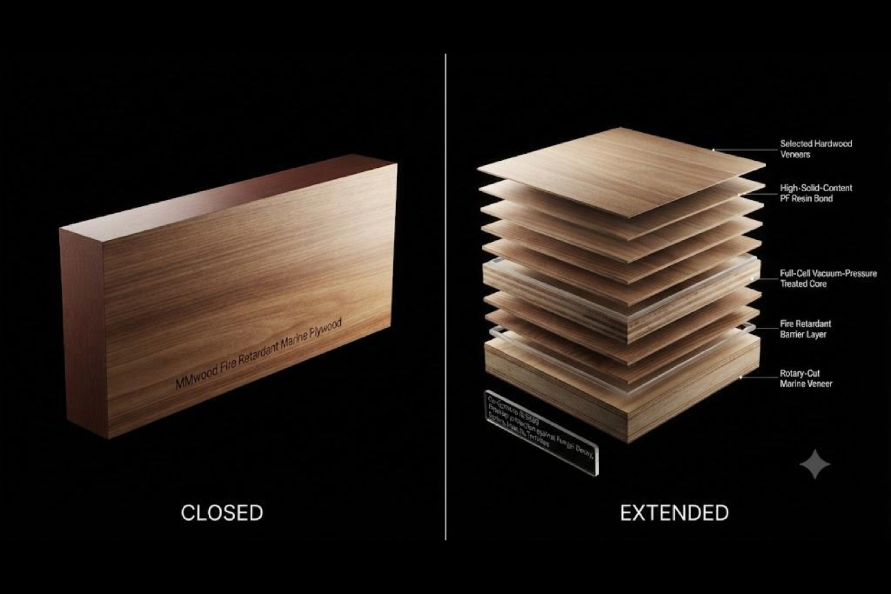 MMwood Fire Retardant Marine Plywood